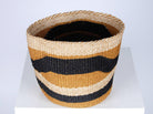 KADI: Geometric Natural and Black Baskets - Traditional Fine Weave - The Basket Room 